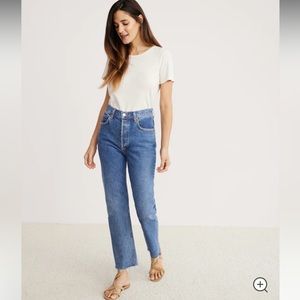 Agolde Riley Straight Leg Jeans | size 29 | High Rise | Vintage Fit